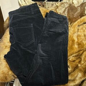 Black Velvet Pants